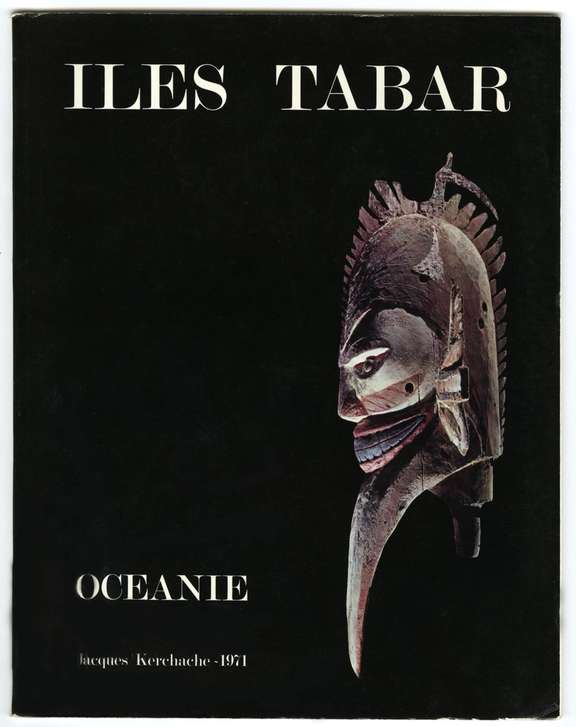 Couverture du catalogue de l’exposition Iles Tabar présentée à la galerie Jacques Kerchache en 1971. © D.R