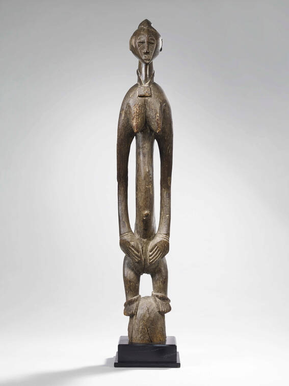 Statue féminine Sénoufo