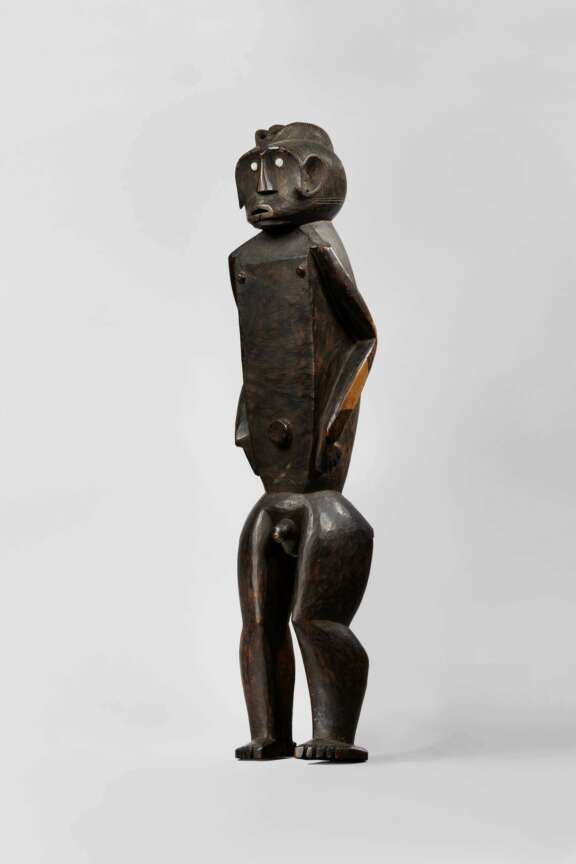 Male statue, Gbaya (?) © musée du quai Branly - Jacques Chirac, photo Pauline Guyon