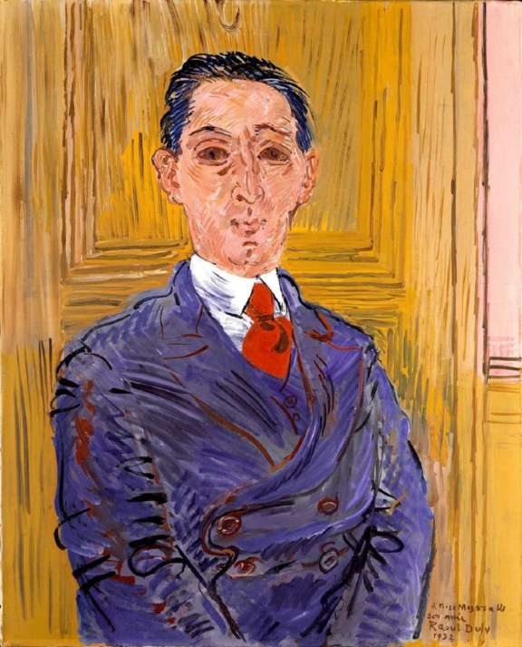 Raoul Dufy: 'Portrait of Nico Mazaraki', circa 1932.© Centre Pompidou, MNAM-CCI, Dist. RMN-Grand Palais / Jean-François Tomasian © ADAGP, Paris 2020