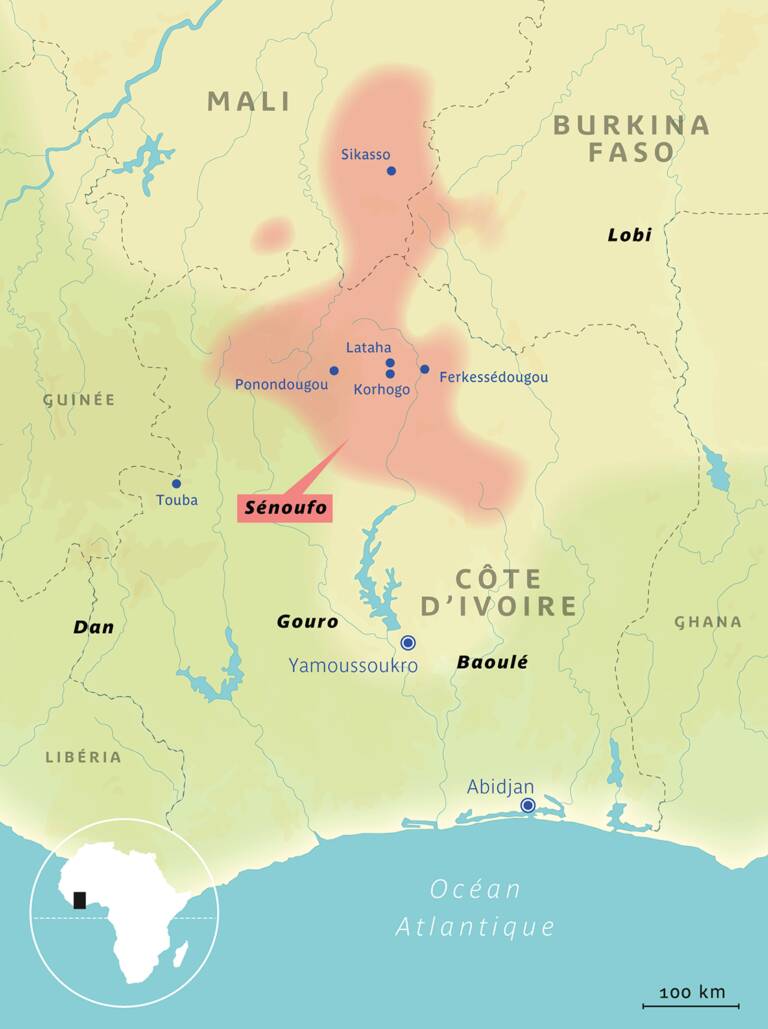Carte de la région dite des trois frontières © Thierry Renard