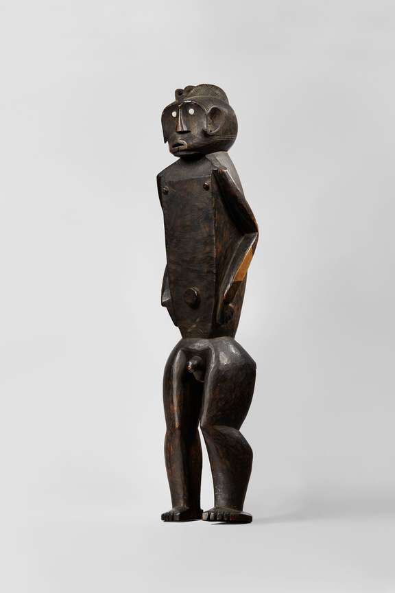 Statue masculine, Gbaya (?) © musée du quai Branly - Jacques Chirac, photo Pauline Guyon